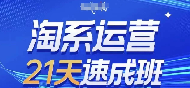 淘系运营21天速成班(更新24年8月)，0基础轻松搞定淘系运营，不做假把式-Xiaobei云